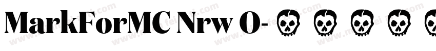 MarkForMC Nrw O字体转换